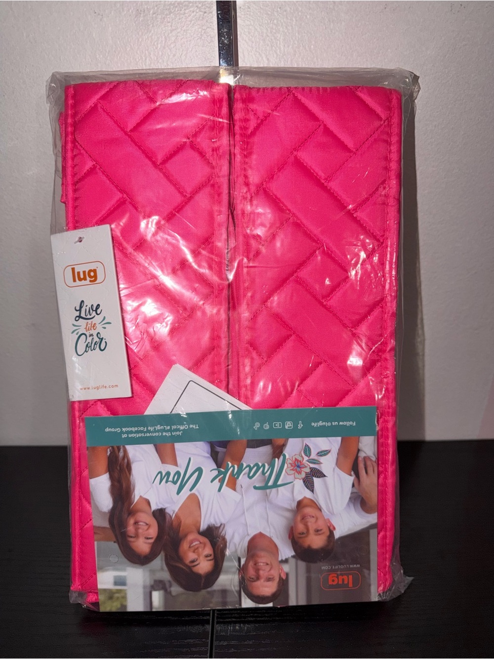 Lug Dolly Home 2pc 6 Pocket Drawer Organizers NWT Magenta